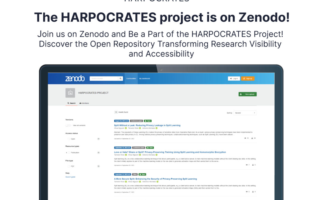 The HARPOCRATES project is on Zenodo!