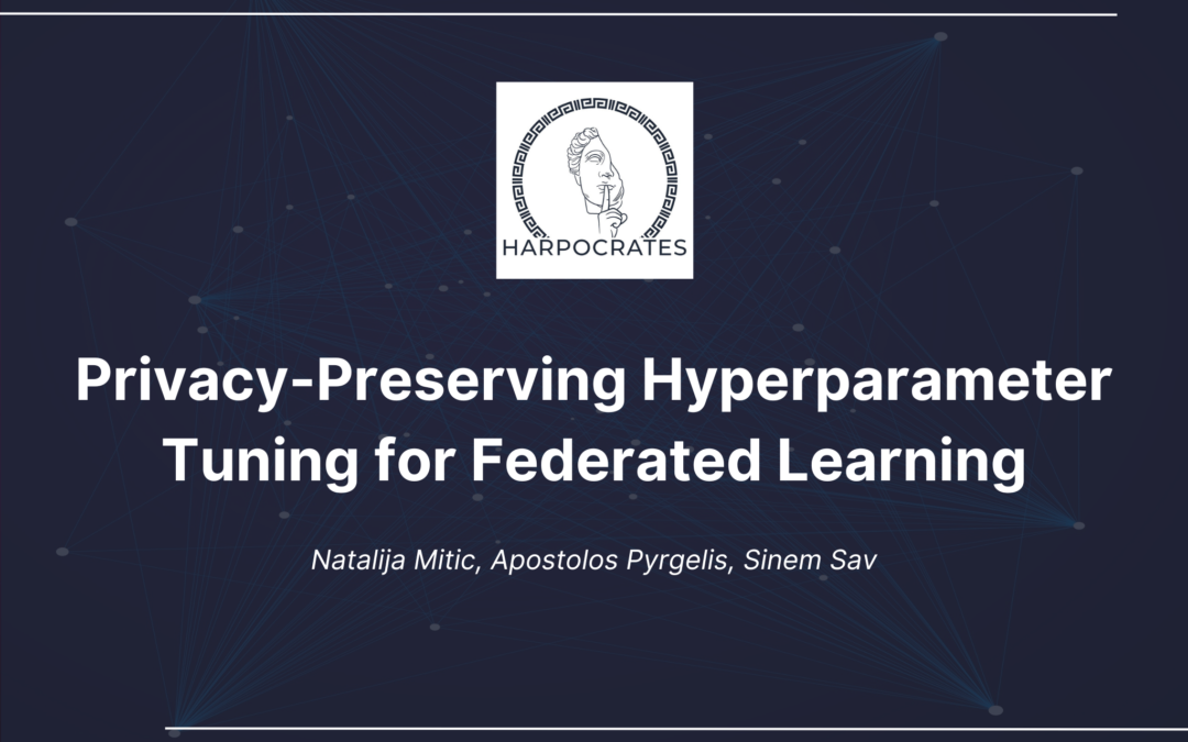 New Publication: Privacy-Preserving Hyperparameter Tuning for Federated Learning