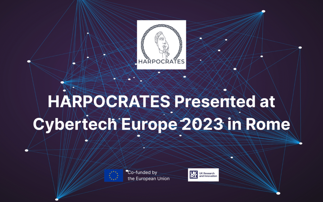 HARPOCRATES Presented at Cybertech Europe 2023 in Rome
